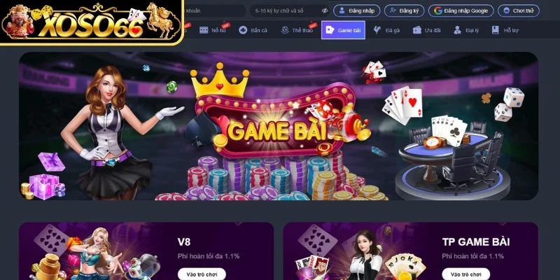 Nhận định sức nóng thực tế của sảnh game bài Xoso66